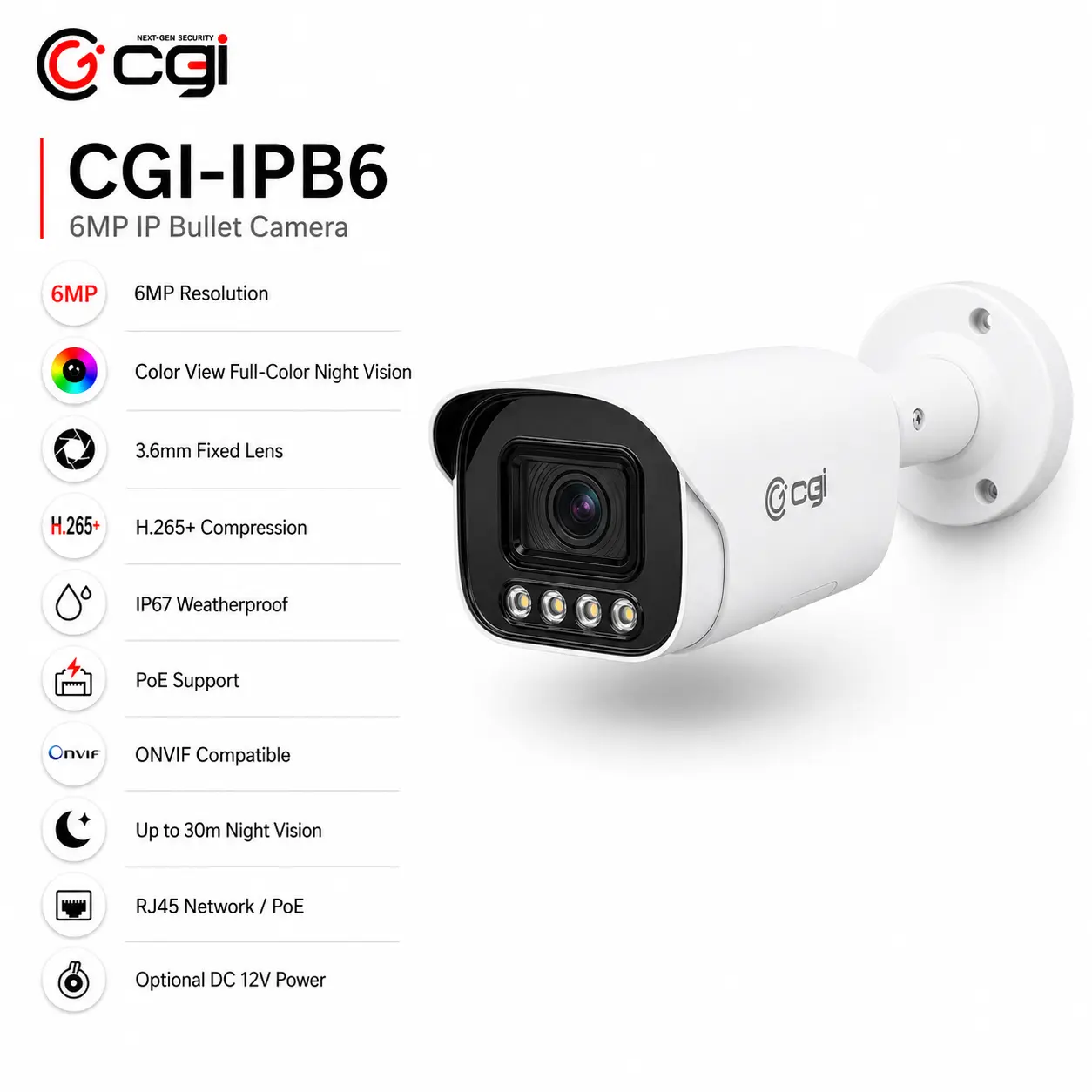 IP CAMERA 6MP BULLET